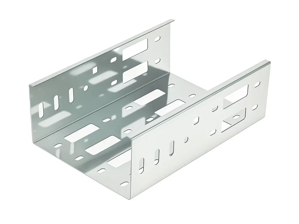 Galvanized perforated cable tray